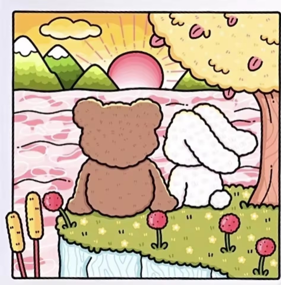FUZZY IN LOVE Kalın-kolay Dese - Adult Coloring Book Stress Relief incelemesi ve fiyatı