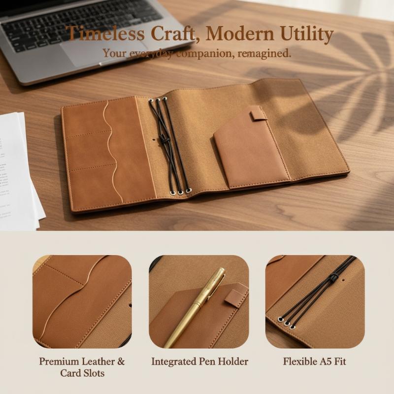 Eski Deri Defter Kapağı |   Ye - Vintage Leather Journal Notebook incelemesi ve fiyatı