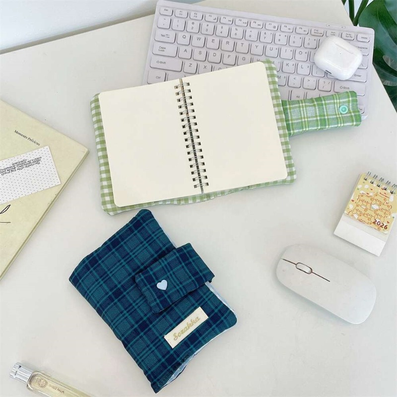 Yeşil Beyaz Gingham Desenli El - Stationery Books incelemesi ve fiyatı