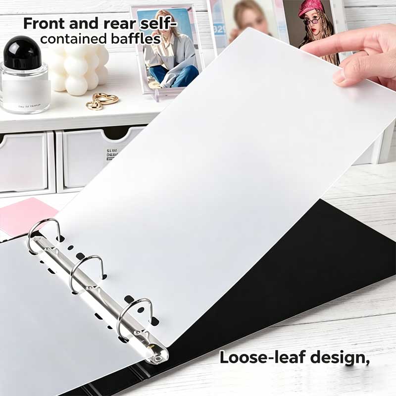 7 8 Bölmeli Geniş A5 D Halkalı - Kpop Photo Card Binder 3 Inch incelemesi ve fiyatı