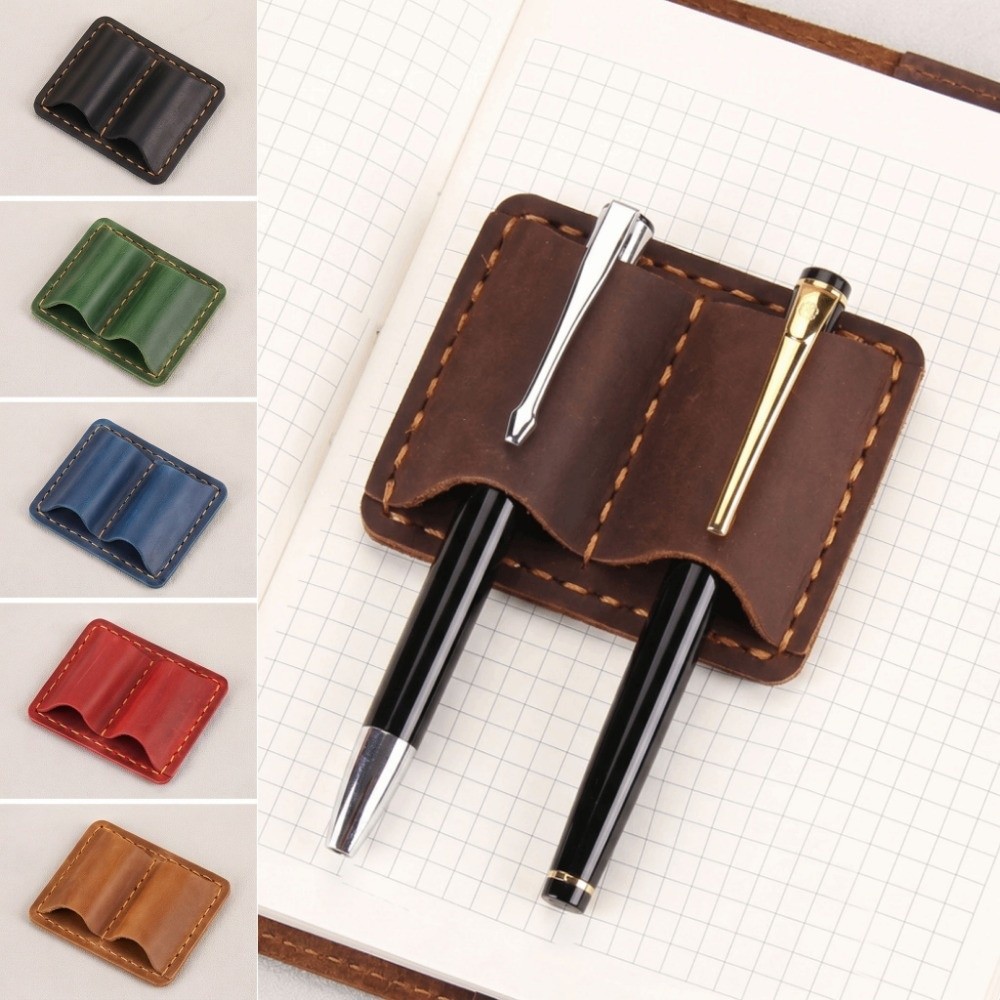 Çift Vintage Deri Kalem Tutucu - Vintage Leather Journal Notebook incelemesi ve fiyatı