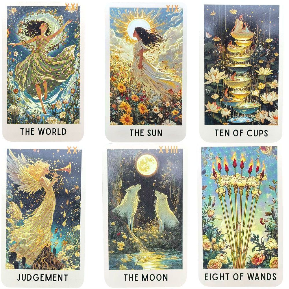 78 Gizemli Bloom Tarot Kartlar - Tarot Deck With Guidebook incelemesi ve fiyatı